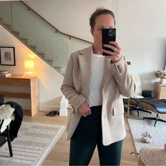 & Other Stories wool blazer coat - Picture 5 of 10